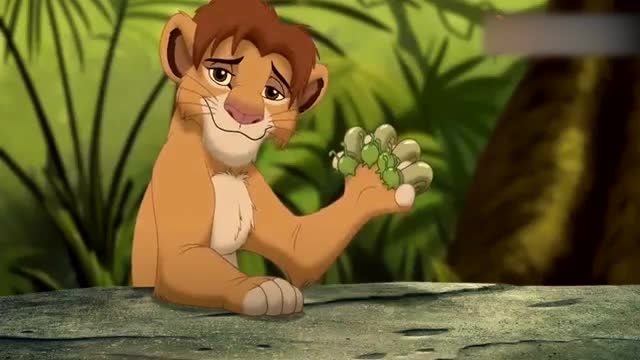 狮子王:狮王辛巴跟干爹比赛吃蜗牛,没想到干爹居然被撑晕了!