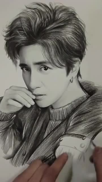 薛之谦手绘,娱乐圈出名的段子手,你喜欢听他的歌吗!