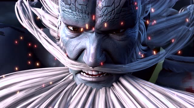 西行纪龙王被杨戬刺伤现出龙形