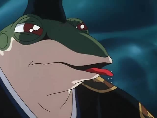 蛤蟆精复活打伤手下,还追杀公主和戈薇,犬夜叉却在旁边看戏