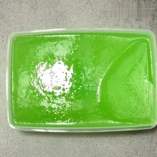 青苹果果酱起泡胶,梦幻吧般的颜值,治愈系视频来袭