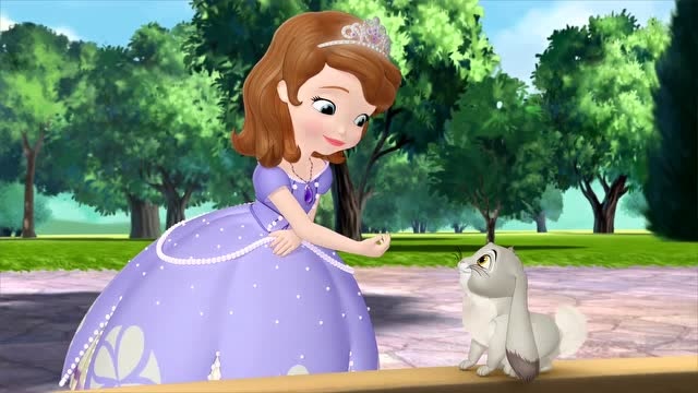 小公主苏菲亚:苏菲亚唱歌好动听,幸运草就是蓝绶带兔子