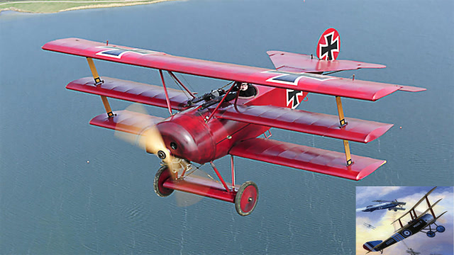 一战初期飞机只作为侦察机出现,战争后期飞机成为战场上重要力量