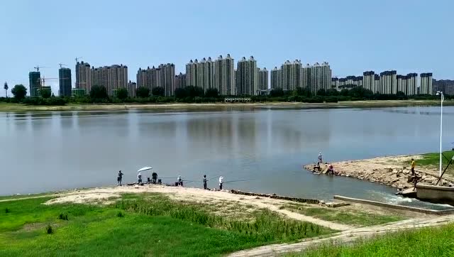天然垂钓场,现在老淠河不禁止钓鱼了?