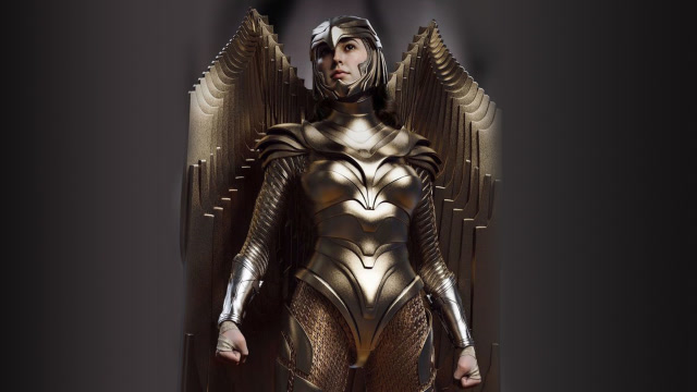 dc《神奇女侠2》首爆预告片,金鹰女战甲强势归来,燃爆现场
