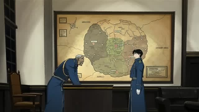 钢之炼金术师fa:马斯坦上校深夜拜访雷文中将,想请他帮忙