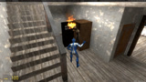 奥特曼鬼屋冒险9：发现柜子里藏着一具拿着火炬的木乃伊