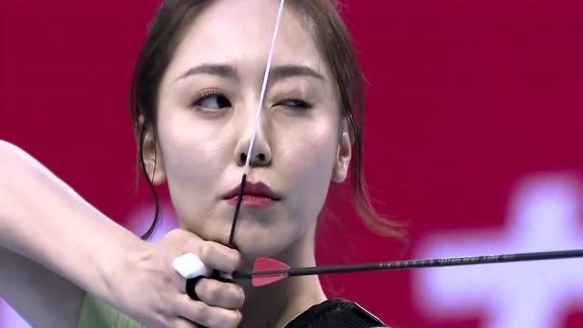 超新星全运会:黄梦莹实力射箭28环,这时有人却不淡定了,于小彤:很稳!