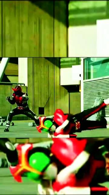 假面骑士甲斗高能燃剪,平成世代的豪横担当,这一波回旋踢真心帅惨了!