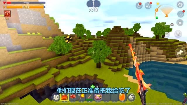 迷你世界:小杰去异世界探险遇到奇怪的怪物