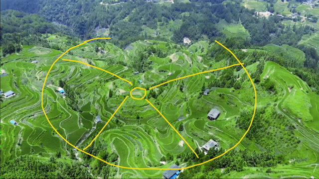 航拍莲花宝地,藏风聚气龙脉环抱,是个顶级的风水宝地!