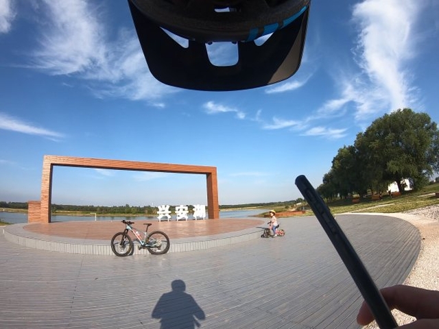 兴安湖生态运动公园骑行#旅行vlog