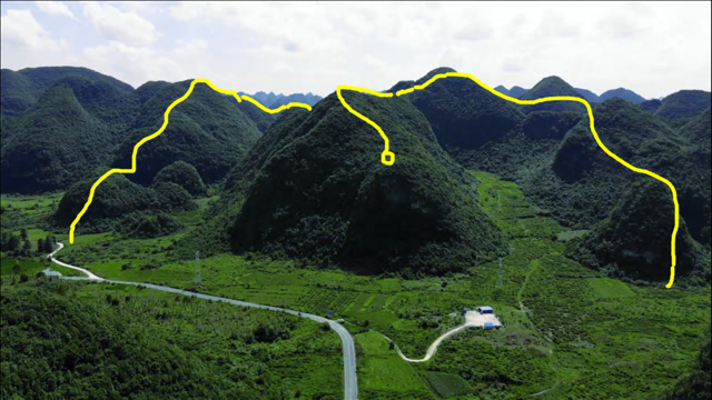 高山来龙,左右龙脉聚拢,气脉凝聚,顶级的风水宝地!