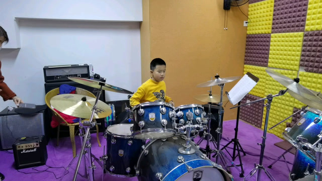 架子鼓:我相信～贵州架子鼓手王仁博9岁平日练习