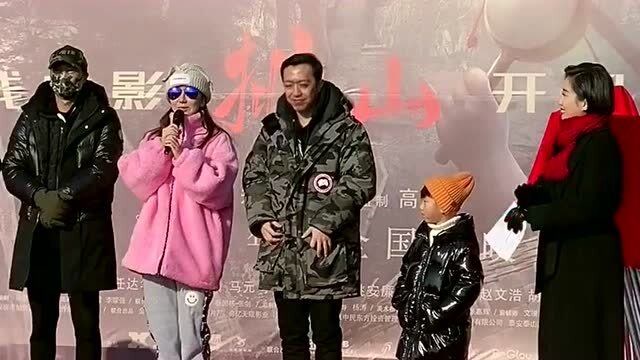 院线电影《挑山》泰山脚下隆重开画,任达华赵燕国彰同框现身五岳之尊!