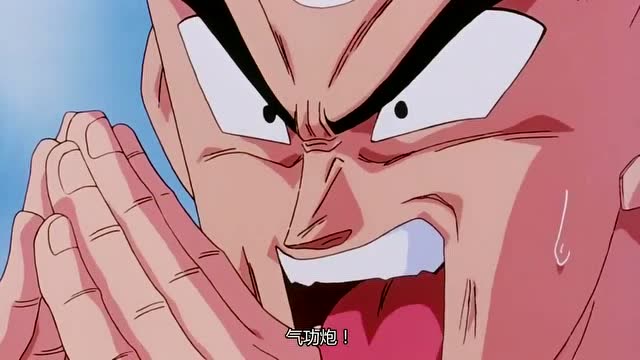 天津饭的气功炮对于魔人普乌来说,就是挠痒痒.