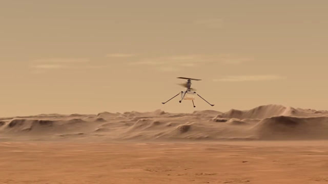 nasa火星探测器毅力号直升机工作全程高清播放