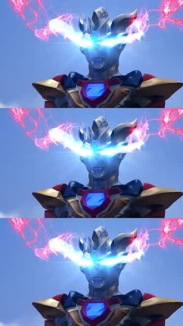 泽塔奥特曼泽塔德尔塔天爪形态竟然还有这大招燃炸了