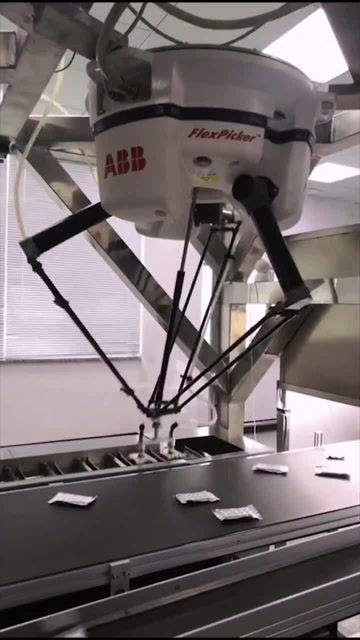 蜘蛛手自动化无序分拣药片机器一秒两个效率高比人工快10倍