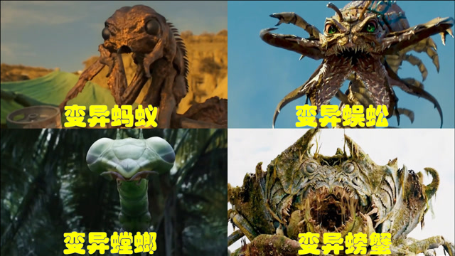 电影中的变异物种,变异蚂蚁直接喝起了酒,蜈蚣开始上天入地