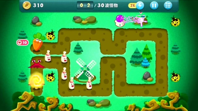 保卫萝卜丛林第12关攻略