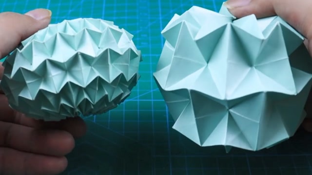 圆球折纸教程图片