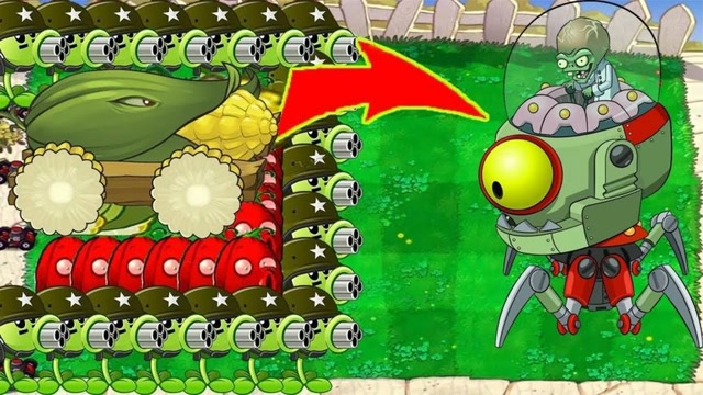 植物大战僵尸2:迫击炮联合玉米大炮挑战三位僵尸博士!能否成功