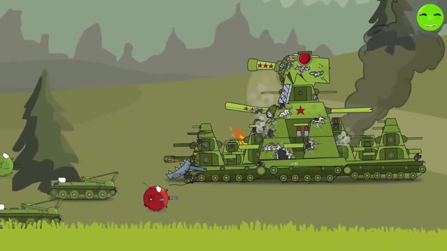 坦克世界动画:kv54对战闪电