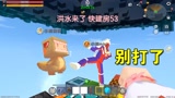 迷你世界：小乾小表弟你们别打了，洪水还有53秒就来了，快建房子