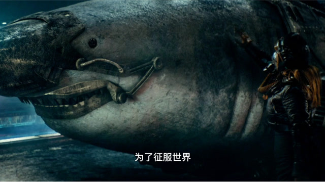 鲨鱼恐怖片僵尸鲨鱼图片