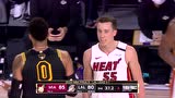 90秒回看热火111-108湖人 巴特勒大三双詹姆斯空砍40分