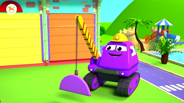 工程车四兄弟第二季  第1集 建个新车库