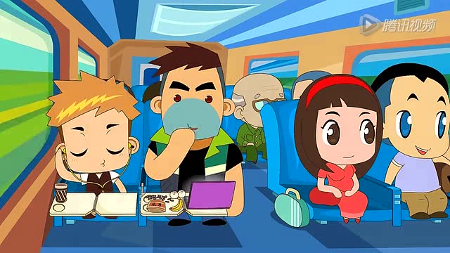 "乘火车文明出行"系列动画片之乘车篇
