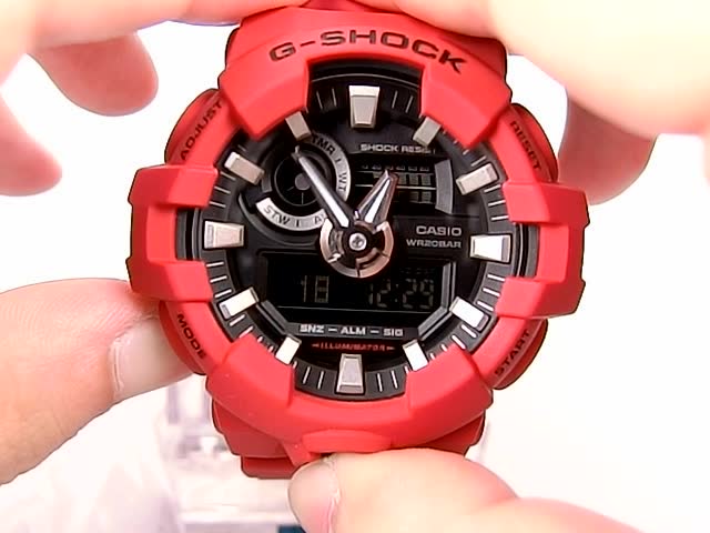 casio手表ga-700(5522)临时移动指针