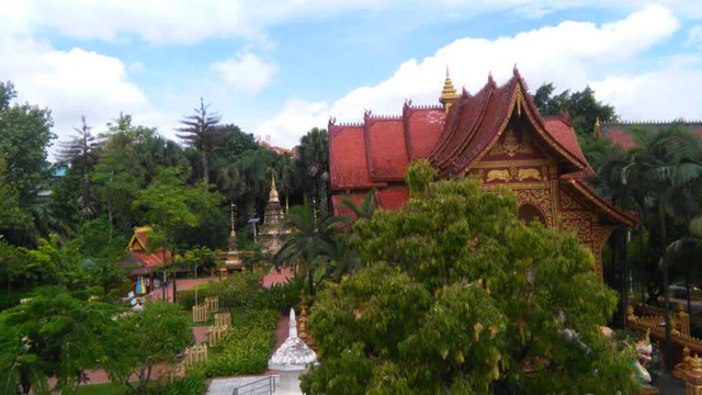 西双版纳勐腊县风情街景