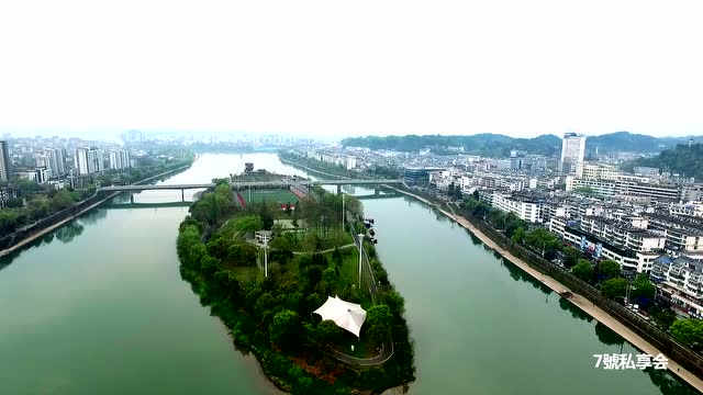 黄山江心洲美景