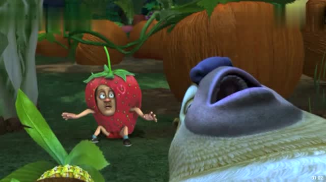 奇奇能把捡个种子的事说的如此炫酷,却被光头强盯上了