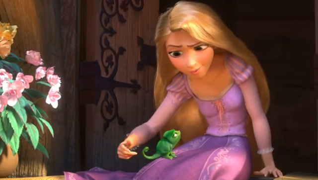 长发公主回忆小时候难忘的时光