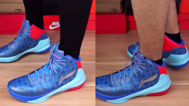 「ae评测 开箱上脚三分钟 第73期」李宁 闪击3代 货号abal039-1