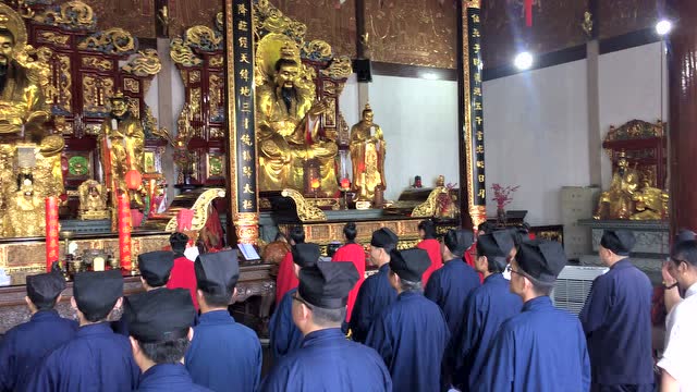 揭阳市华阳观玄门晚课片段