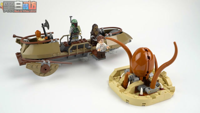 黑白评测 乐高lego 星球大战75174沙漠逃生