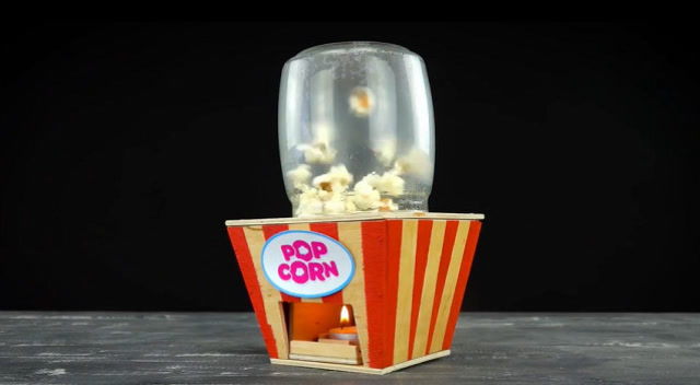 牛人教你自制爆米花机简单易学以后再也不用花钱买了