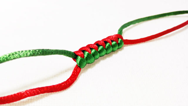 木子手工:红绳手工编织中国结之蛇结编法视频教程