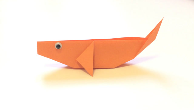 1分钟学会简单手工抹香鲸折纸