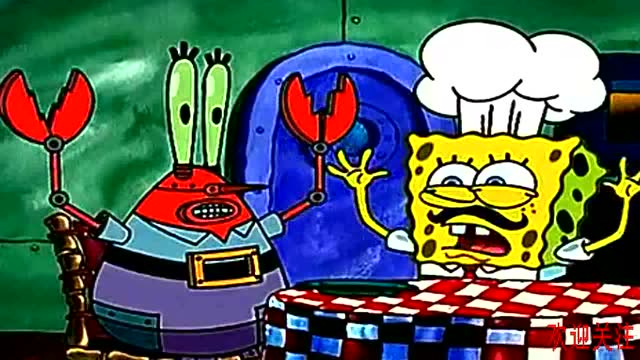 《海绵宝宝》痞老板又要扮蟹老板来做什么呢?真逗
