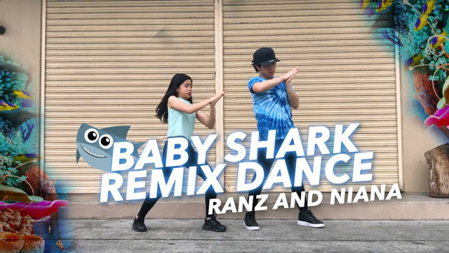 网红兄妹刚出炉的babyshark舞蹈还有手指舞