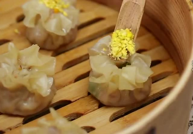 最好看的菊花烧麦,快来试试吧,好好吃