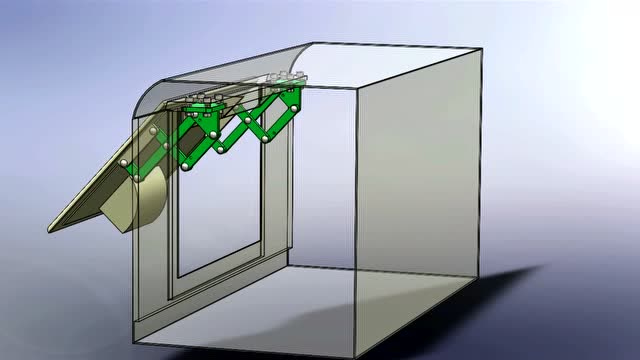 上下掀门的机械结构,看看设计过程