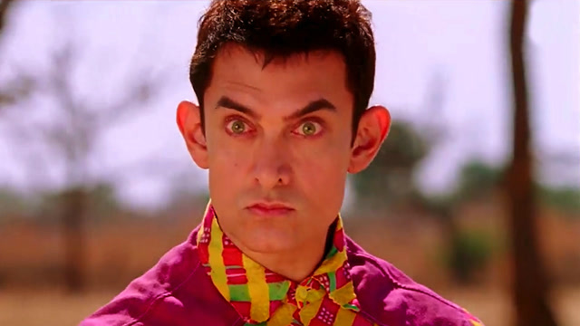 印度国宝级演员阿米尔·汗在电影pk的造型 觉得米叔确是实至名归