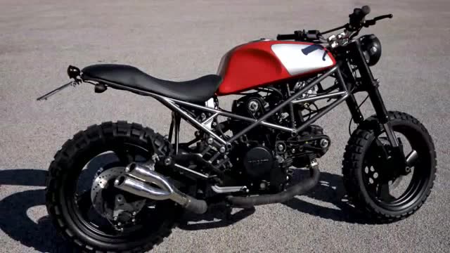 杜卡迪696改装咖啡欣赏ducati monster 696